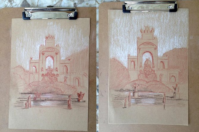 Sketching workshops in Barcelona for everyone - Stop: Basilica de la Sagrada Família and Your First Real Architecture Sketch