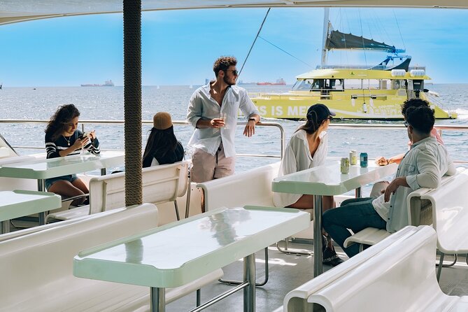 Sunset Catamaran Cruise with Live Music in Barcelona - Where the cruise goes: Port Vell, Moll de les Drassanes, and Puerto Olímpico